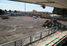 Nuovo manto sintetico allo stadio San Casciano, lavori in pieno svolgimento