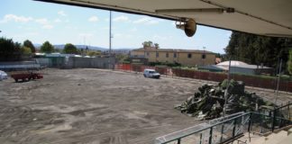 Nuovo manto sintetico allo stadio San Casciano, lavori in pieno svolgimento