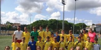 Giovanissimi 2004 San Donato Tavarnelle: allenamento con le ragazze della ginnastica artistica