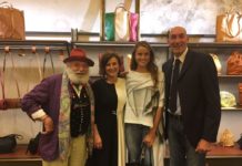 Anche Marco Bracci e Marta Bechis all’inaugurazione dello store milanese de Il Bisonte