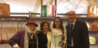 Anche Marco Bracci e Marta Bechis all’inaugurazione dello store milanese de Il Bisonte