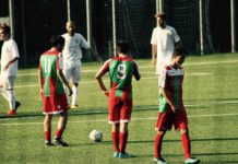 Non basta la punizione di Caschetto: Grassina ripreso da Sabatino. 1-1 col Badesse