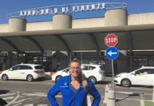 Bisonte a stelle e strisce: Hannah Tapp è sbarcata a Firenze