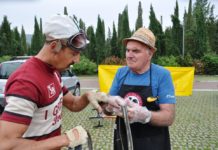 La Ciclistica Montefiridolfi ha accolto gli “eroici” di passaggio a Badia a Passignano