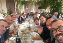 Fiorentina: Pioli, Antognoni e staff tecnico a pranzo alle Cantine Antinori