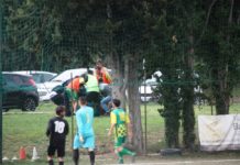 Rissa furibonda, botte e cazzotti: sospesa all’87’ Sambuca-Sancascianese (sullo 0-3)