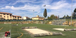 San Donato Tavarnelle, manutenzione in corso per il sintetico del calcio a 9