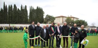 San Casciano, emozioni all’inaugurazione del manto sintetico: tutte le immagini