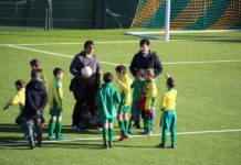 FOTO / Piccolo-grande momento di storia. La prima partita sul nuovo campo di San Casciano