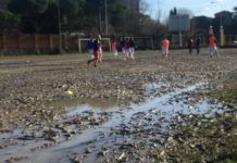 Bini la sblocca subito nel “pantano”, poi il Belmonte dilaga: 5-0 sul campo della Laurenziana