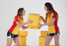 Domenica DHL e Il Bisonte insieme per promuovere il volley, tra foto e freestyle