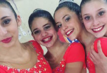 Costanza, Irene, Martina e Caterina, splendide campionesse regionali del Gabbiano