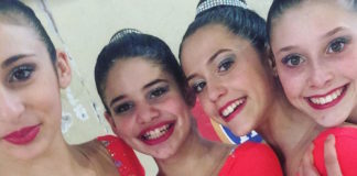 Costanza, Irene, Martina e Caterina, splendide campionesse regionali del Gabbiano