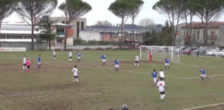 D’Ambrosio nel finale dice due volte no a Lucatti: ottimo 0-0 per l’Antella a Sinalunga