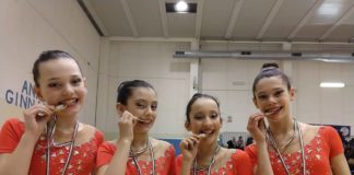 Anche le più piccole per la prima volta in pedana, il Gabbiano fa il pieno di medaglie