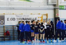 FOTOGALLERY / Tutto l’azzurro di Tavarnelle alla Palestra Biagi (con la nazionale di pallamano)