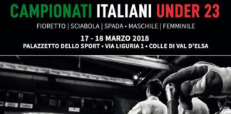 Grande scherma a Colle Val d’Elsa: sabato e domenica i campionati italiani Under 23