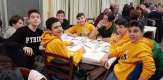 Basket Tavarnelle, la vittoria per l’Under 14 a Terranuova vale un selfie… a tavola!