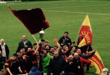 La gioia dopo i rigori: la Chiantigiana conquista la Coppa Italia di Promozione. 6-4 al Vorno
