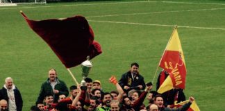 La gioia dopo i rigori: la Chiantigiana conquista la Coppa Italia di Promozione. 6-4 al Vorno