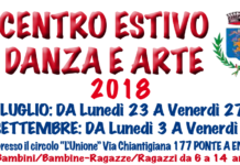 Danza e Arte: centro estivo al circolo Arci L’Unione di Ponte a Ema