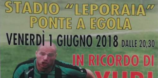 Il Tuttocuoio ricorda Yuri De Rosa: il 1° giugno un triangolare alla memoria dell’ex San Donato