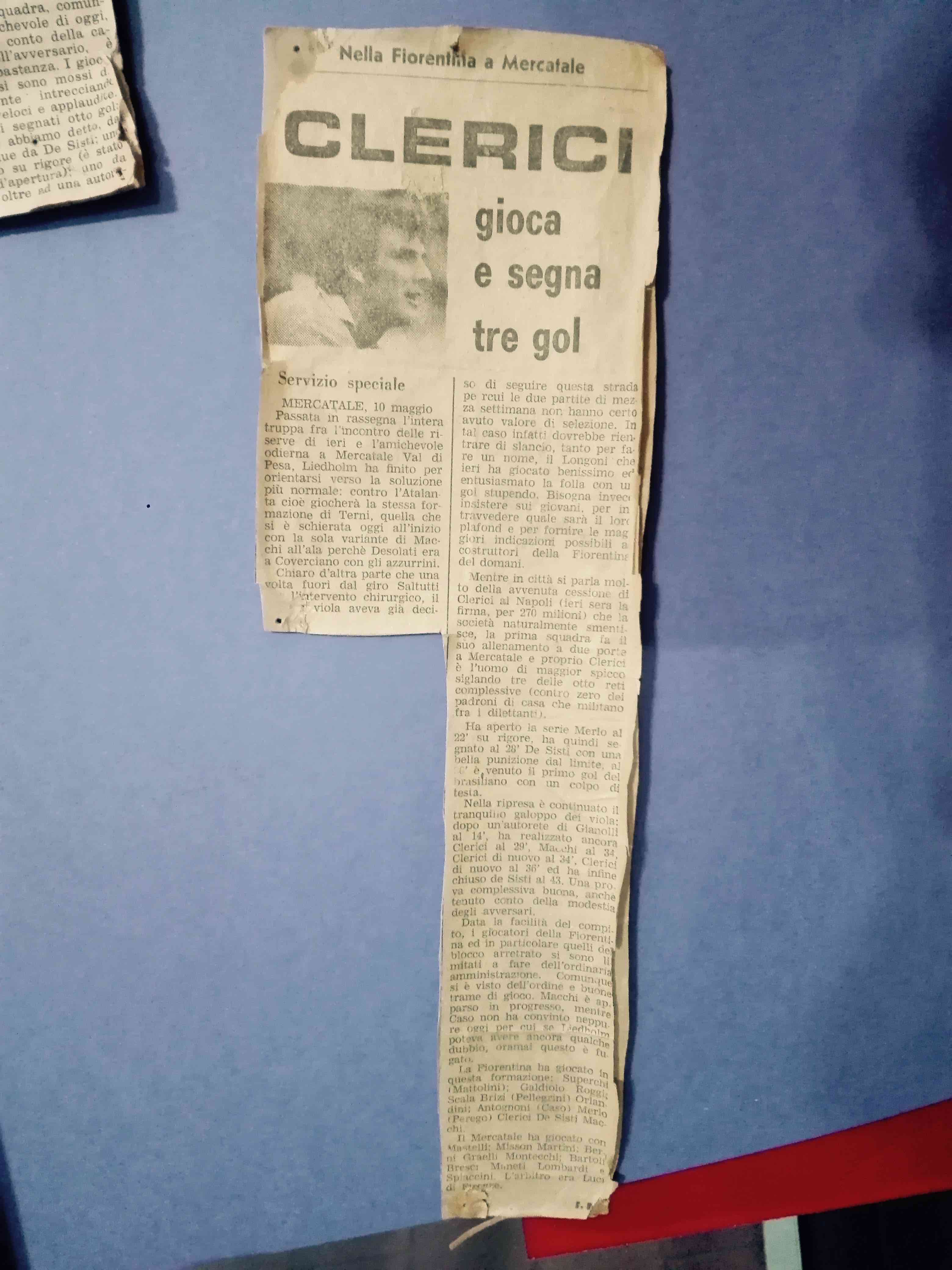 Il Viola Club Mercatale Celebra Il Ritorno Di Mario Mazzoni e La 