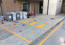 Aquatica, alle Piscine del Chianti bella iniziativa: spazi di sosta disabili… multi-colorati