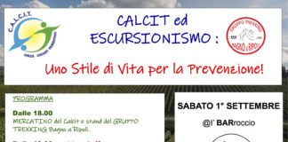 Calcit e Gruppo Trekking: incontro su stili di vita e prevenzione al giardino “I Ponti”