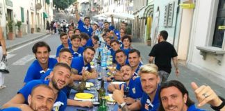 San Donato Tavarnelle: il gruppo gialloblù a cena nel cuore della comunità tavarnellina