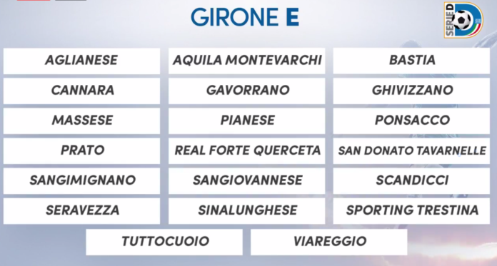 gironi serie d 2019