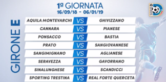 Serie D, calendario 2018/19: San Donato Tavarnelle, esordio a Viareggio, poi c’è il Prato