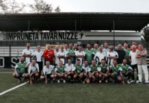 Vecchie glorie dell’Impruneta Tavarnuzze in campo: emozioni, divertimento e tutti a cena insieme