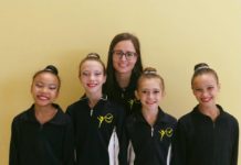 Rachele, Greta, Sara e Viola, la bella prova delle ginnaste del Gabbiano al campionato regionale