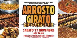 Polisportiva Chianti Nord: sabato 17 novembre la super cena con l’arrosto girato