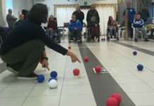 Boccia paralimpica, in Valdelsa sport e divertimento per persone con disabilità