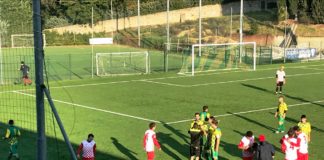 Il Belmonte vince a San Casciano e vola in testa: gialloverdi furibondi con l’arbitro