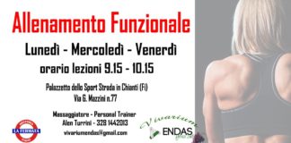 Allenamenti Funzionali: tre mattine alla settimana al Palazzetto dello Sport di Strada