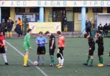 Quattro reti, due legni, emozioni. Scontro salvezza: Bagno a Ripoli e Sancascianese fanno 2-2