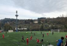 Ci pensa Fabbri: il Galluzzo stende 3-1 il Lebowski. Accorcia Calbi, Cubillos sbaglia un rigore