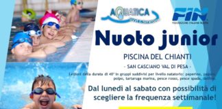 Nuoto Junior alla Piscina del Chianti di San Casciano: iscrizioni aperte