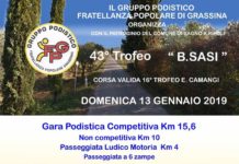 Corsa di inizio anno, con il 43° Trofeo Sasi: domenica 13 da piazza Umberto I a Grassina