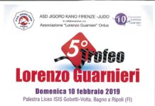 Trofeo di judo nel nome di Lorenzo Guarnieri al Gobetti-Volta di Bagno a Ripoli