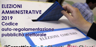 Pubblicità elettorale amministrative 2019: le modalità previste su SportChianti