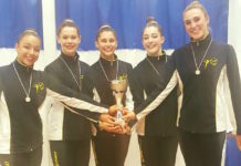 Rosy, Allegra, Gaia, Asia e Marta: una super squadra da 1° posto per Il Gabbiano
