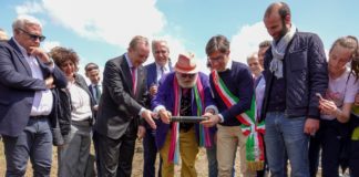 Palazzo Wanny, posata la prima pietra: il dono del patron dell’Azzurra Volley