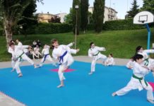 Karate, in 40 sul tatami. Per un bellissimo pomeriggio al Parco del Mocale di Tavarnelle