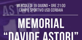 Cerbaia, San Casciano, Mercatale: triangolare in memoria di Davide Astori