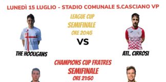 Champions e League Cup, ci siamo! Questa sera al comunale prime due semifinali