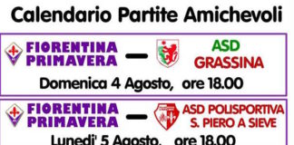 A San Piero a Sieve trittico di amichevoli super con la Primavera viola: apre il Grassina